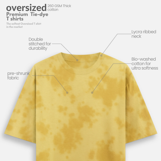 Premium Tie-Dye Oversized T-Shirt